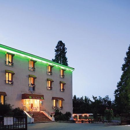 Logis Hotel Restaurant Les Cedres Joyeuse Bagian luar foto
