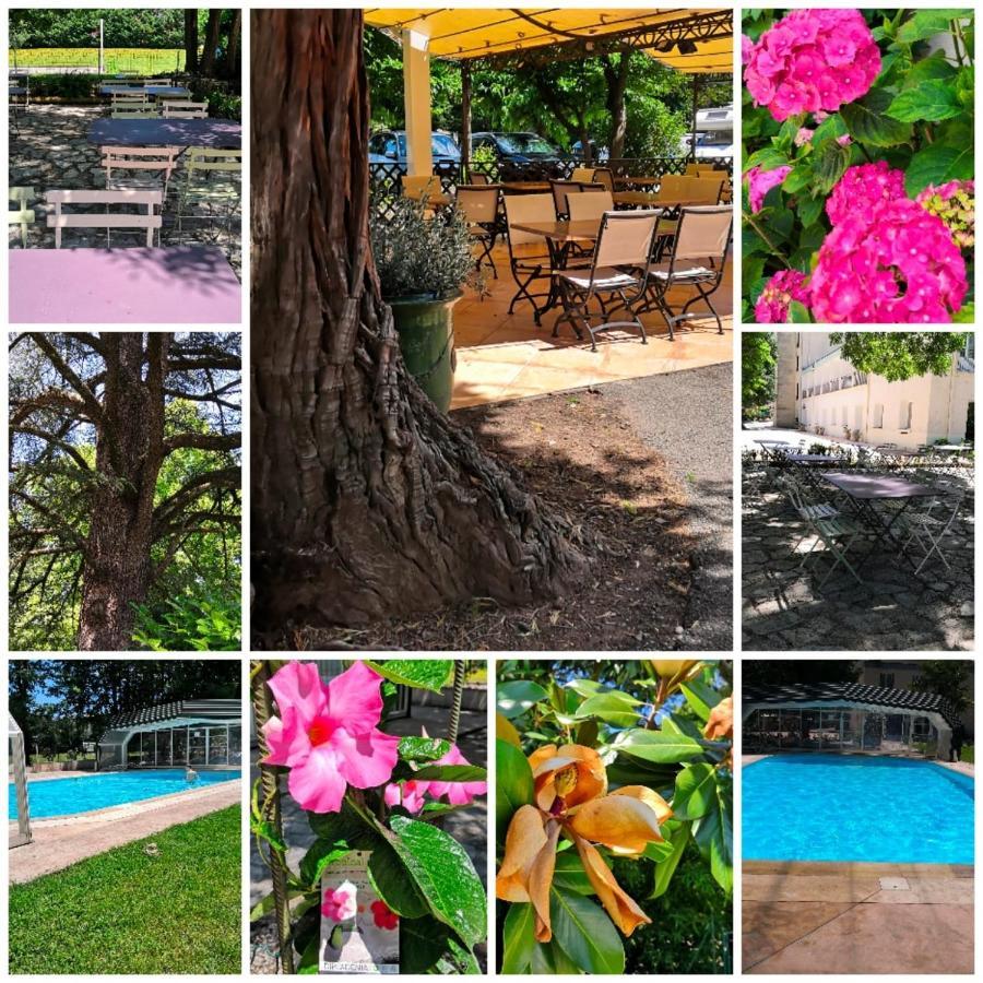 Logis Hotel Restaurant Les Cedres Joyeuse Bagian luar foto